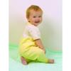 Healthy Body Head To Toe Organic Cotton Zip Crotch Easy Change Jumpsuits - Yellow 6-12m view 1