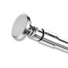 CXYGZLJ Punch-Free Shower Curtain Rod, Thick 304 Stainless Steel Curtain Straight Rod, Bathroom Curtain Set, Non-Retractable Load-Bearing Clothes Pole Pull Rod (Size : 61-100cm) view 1