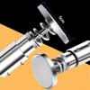 CXYGZLJ Punch-Free Shower Curtain Rod, Thick 304 Stainless Steel Curtain Straight Rod, Bathroom Curtain Set, Non-Retractable Load-Bearing Clothes Pole Pull Rod (Size : 61-100cm) view 2