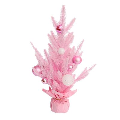 Christmas Tree RENRUIRUI- Pink Desktop Small Home Hotel Shopping Mall Xmas Decoration (Color : Style b)