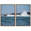 SIGNWIN 2 Piece Framed Canvas Wall Art Coastal Beach Canvas Prints Home Artwork Decoration for Living Room,Bedroom - 24"x36"x2 Panels view 2