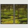 SIGNWIN 2 Piece Framed Canvas Wall Art Rustic Woods Canvas Prints Home Artwork Decoration for Living Room,Bedroom - 24"x36"x2 Panels view 3