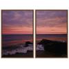 SIGNWIN 2 Piece Framed Canvas Wall Art Coastal Scenery Canvas Prints Home Artwork Decoration for Living Room,Bedroom - 24"x36"x2 Panels view 2