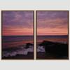 SIGNWIN 2 Piece Framed Canvas Wall Art Coastal Scenery Canvas Prints Home Artwork Decoration for Living Room,Bedroom - 24"x36"x2 Panels view 3