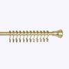 Utopia Alley HK1GD Deco Flat Double Roller Shower Curtain Hooks; Gold - Set of 12 view 3