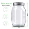 Sprouting Jar Kit-2 Wide Mouth Quart Mason Jars with 316 Stainless Steel Screen Sprout Lids, Drip Tray, Stand | Seed Sprouter Set for Growing Broccoli, Alfalfa, Mung Bean view 4