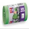 ANNA ZARADNA ST-AZ-010875 Universal Bin Liners 35 L | Pack of 40 | Rubbish Bags for Household Rubbish Office Made of Thick HDLD Regranulate Film Colour: Green view 1