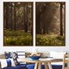 SIGNWIN 2 Piece Framed Canvas Wall Art Rustic Woods Canvas Prints Home Artwork Decoration for Living Room,Bedroom - 24"x36"x2 Panels view 1