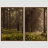SIGNWIN 2 Piece Framed Canvas Wall Art Rustic Woods Canvas Prints Home Artwork Decoration for Living Room,Bedroom - 24"x36"x2 Panels view 3