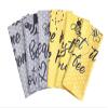 ACCENTHOME Cotton Kitchen Towels Set of 4 - Absorbent Dish Towels Set | Tea Towels | Bar Towels | Bee Grey Yellow Kitchen Dish Towels - Multi Purpose Kitchen Linen, Drying Dish Hand Towels 20x28 view 1