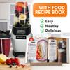 NutriChef Personal Electric Single Serve Blender-Small Professional Kitchen Countertop Mini Blender for Shakes and Smoothies w/Pulse Blend, Convenient Lid Cover, Portable 20 & 24 Oz Cups NCBL1000.5 view 4