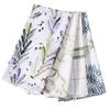 ACCENTHOME Cotton Multipurpose Kitchen Towel Set of 4 - Absorbent Bar & Tea Towels | Leaf Garden Print - 20x28 view 1