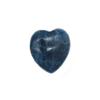Natural Blue Apatite Carved Palm Stone Worry Stones Polished Heart Love Shaped Sphere Healing Crystal Quartz Gemstone Reiki Chakra Balancing Decoration 150-200Grams(Blue Apatite Heart Love) view 1