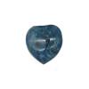 Natural Blue Apatite Carved Palm Stone Worry Stones Polished Heart Love Shaped Sphere Healing Crystal Quartz Gemstone Reiki Chakra Balancing Decoration 150-200Grams(Blue Apatite Heart Love) view 4
