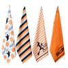 ACCENTHOME Kitchen Towels Set of 4 Super Absorbent Durable Towels Perfect for Kitchen Mess & Drying Dishes 20x28 inch Halloween Design view 1