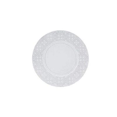Bordallo Pinheiro RUA Nova Charger Plate Antique White, Set of 2