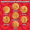 Mini Emojis Waffle Maker for Valentine's Day Breakfast- Make 7 Unique Smiley Face Waffles Pancakes for Kids- Electric Non-Stick Iron Feat Kiss Face Heart Eyes & Smile w Recipe Guide- Licensed by Emoji view 3