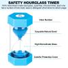 20 Second Sand Timer Hourglass, SuLiao Unbreakable Blue Sandglass 20 Sec, Small Sand Clock 20 Second, Plastic Hour Glass Timer for Kids, Games, Classroom, Kitchen, Decor view 3