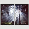 SIGNWIN 2 Piece Framed Canvas Wall Art Rustic Woods Canvas Prints Home Artwork Decoration for Living Room,Bedroom - 24"x36"x2 Panels view 3