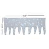Kovot LED Snow Mantle & Buffet Cover | Icicle Mantle Cover Holiday Decor view 2