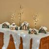 Kovot LED Snow Mantle & Buffet Cover | Icicle Mantle Cover Holiday Decor view 3