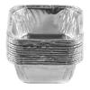 [720 PACK] Aluminum Square Tin Muffin Pan 3 inch - Disposable Aluminum Cupcake Pans - Strong, Durable, Reusable, Recyclable - Muffin Tin Great for Baking Cupcakes, Muffins, Small Pies, Loafs (3 x 3) view 4