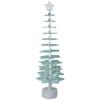 Northlight Bead and Snowflake Cutout Christmas Tree with Star Topper Decoration - 23" - Green view 1
