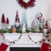 Northlight Bead and Snowflake Cutout Christmas Tree with Star Topper Decoration - 23" - Green view 2