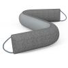 HADOR 38 Inch Weighted Door Draft Stopper - Under Door Snake Pillow, Blocks Cold Air/Wind/Noise, Heavy Duty Soundproof Bottom Filler (Covers Gaps Up to 3"), Winter Patio Sliding Window Seal, Grey view 1