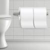 Adhesive Stainless Steel Paper Towel Holder Under Cabinet Self Adhesive Paper Towel Holder Wall Mount Rustproof view 3