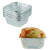 [360 PACK] Aluminum Square Tin Muffin Pan 3 inch - Disposable Aluminum Cupcake Pans - Strong, Durable, Reusable, Recyclable - Muffin Tin Great for Baking Cupcakes, Muffins, Small Pies, Loafs (3 x 3) view 1