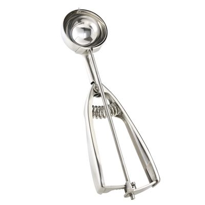 Solula-Stainless-Large-Cookie-Scoop, Cupcake Muffin Batter Dispenser, Ice Cream Cupcake Muffin Scoop, Food-grade 18/8 Stainless Steel, Size 24