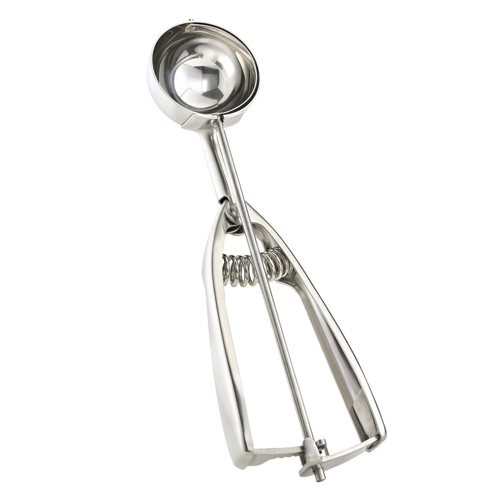 Solula-Stainless-Large-Cookie-Scoop, Cupcake Muffin Batter Dispenser, Ice Cream Cupcake Muffin Scoop, Food-grade 18/8 Stainless Steel, Size 24