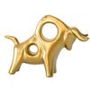 ABOOFAN Golden Feng Shui Bull Statue Ox Figure Statues Chinese Zodiac Cow Table Decor Bull Art Decor Bull Figurines for Home Indoor 2021 Chinese New Year Home Decoration view 1