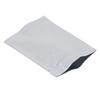 MITOB 100 Pack 3.1x4.7 inch Mylar Bags for Zip Reusable Small Aluminum Foil Lock Package Bag Candy DIY Chocolate Coffee Nut Food Long Term Storage Zipper Lock Packaging Bag with Tear Notch (White) view 1