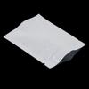 MITOB 100 Pack 3.1x4.7 inch Mylar Bags for Zip Reusable Small Aluminum Foil Lock Package Bag Candy DIY Chocolate Coffee Nut Food Long Term Storage Zipper Lock Packaging Bag with Tear Notch (White) view 3