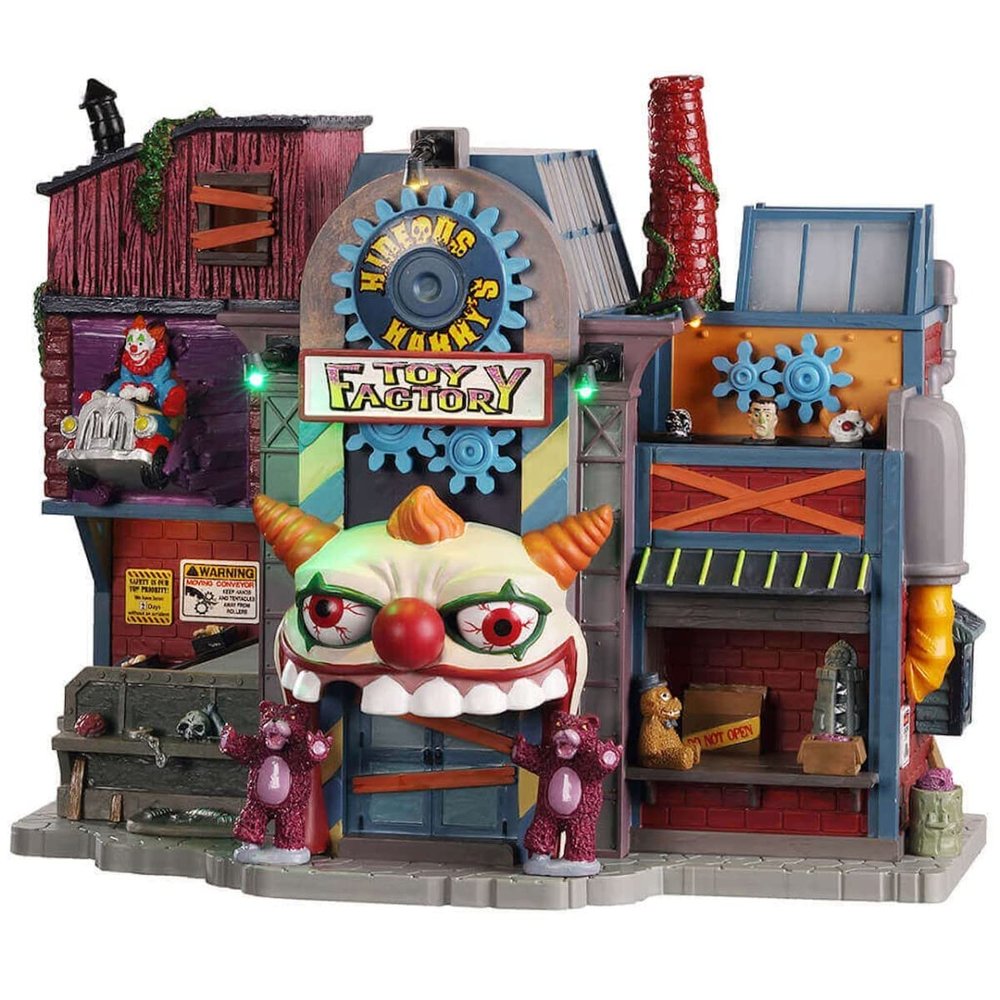 Spooky Town Lemax Hideous HarryS Toy Factory #05603