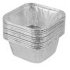 [960 PACK] Aluminum Square Tin Muffin Pan 3 inch - Disposable Aluminum Cupcake Pans - Strong, Durable, Reusable, Recyclable - Muffin Tin Great for Baking Cupcakes, Muffins, Small Pies, Loafs (3 x 3) view 3