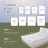 Cooling Mattress Topper - Full Size | Plush Pad Mattress Topper for Back Pain Relief, 8-21" Deep Pocket | Viscose Made from Bamboo Pillow Top | Bedroom Essentials view 4