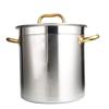 304 Stainless Steel Stock Pot, Catering Commercial Deep Soup Pot With Lid, Stew Pot, Used For Gas Stove/induction Cooker (20-170L) (Size : 20L) view 1