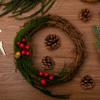 24 Pieces Christmas Natural Pine Cones, Rustic Pinecones Bulk Ornaments with Rope for Home Accent Decor, Fall Thanksgiving Tree Decoration Harvest Autumn Party Craft Accessory Decorations view 3