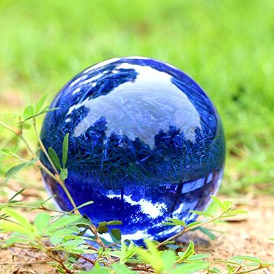 Chandelier Crytal K9 Dark Blue Crystal BallCrystal Stand Glass Sphere For Home Decoration Ball Wedding Souvenir - (Color: 50mm/ Size: crystal base)