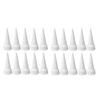 RLECS 20pcs Snip Tip Applicator Adhesive Tube Tips Cap for E6000 Craft Glue 3.7 Ounce Adhesive Tubes, White view 1