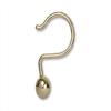 Utopia Alley Shower Hooks - Shower Curtain Rings for Bathroom - Rust Proof Shower Curtain Hooks for Shower Curtain or Liner - Set of 12, Gold view 2