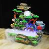 Desktop Water Fountain Indoor Decoration  Fountain Ornament Fengshui - with LED Light for Home Office Bedroom RelaxationSoothing Relaxation, Zen Meditation Ambient Office Home (Model 2) view 1