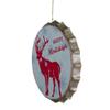 12" Blue and Red Happy Holidays Christmas Wall Decor view 2