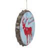 12" Blue and Red Happy Holidays Christmas Wall Decor view 3