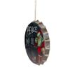 11.75" Red and White Peace, Joy and Love Christmas Wall Decor view 4
