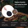 Boundless Voyage Titanium Non-stick Pan with Folding Handle Frying Pan Pizza Pan Outdoor Camping Picnic Hiking BBQ Cookware A-Ti2064C view 3