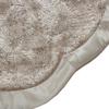 48-Inch Gold Sequins and Glitter Satin Border Christmas Tree Skirt view 2